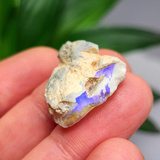 Australian Blue Opal from Lightning Ridge 2.83g, Opal Crystal Specimen from Australia