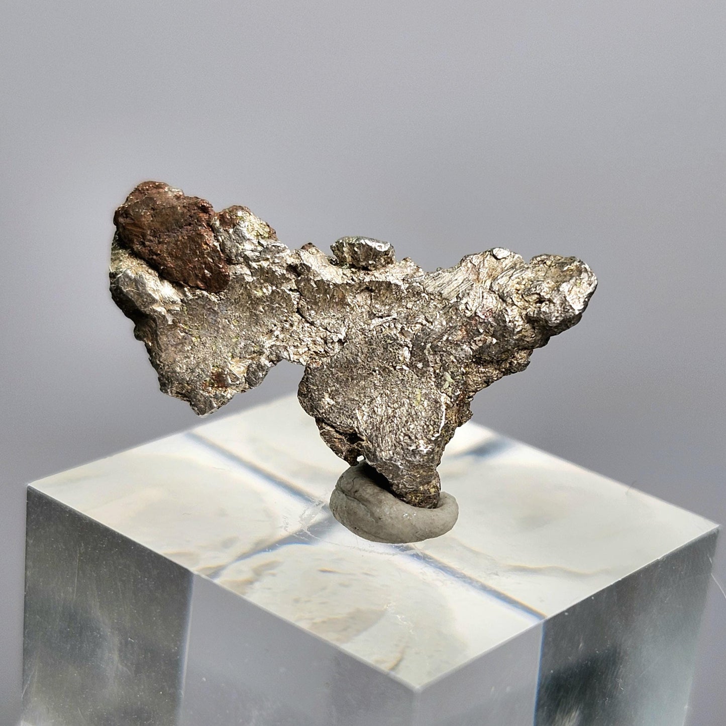 Native Silver Nugget 4.2g, Michigan "Halfbreed" Native Silver & Copper Ore