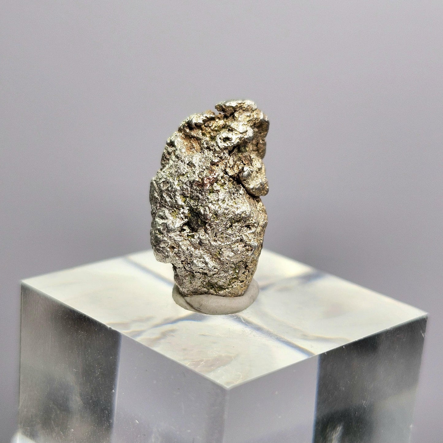 Native Silver Nugget 3.8g, Michigan "Halfbreed" Silver Ore