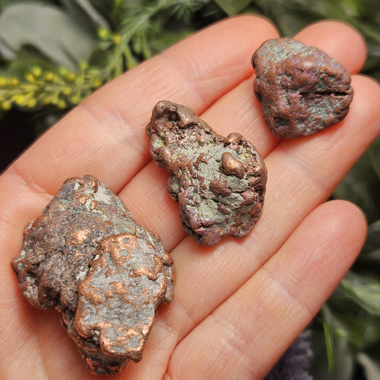 Native Copper Nugget from Michigan, Pure Natural Copper Specimen