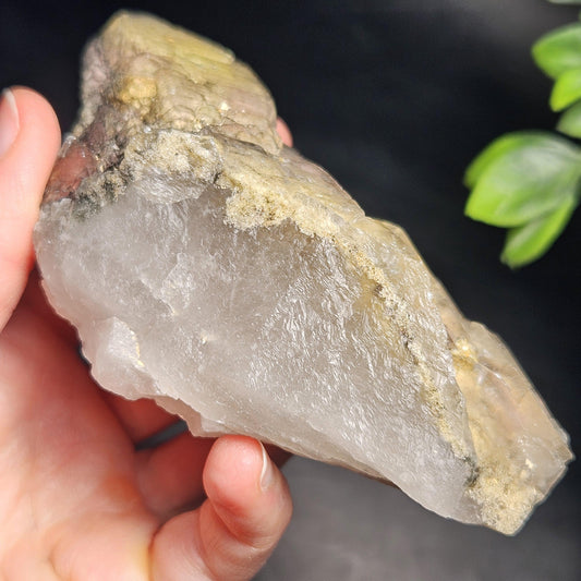 ELESTIAL Garden Quartz Crystal Cluster 295g, Brazilian Scenic Lodolite Specimen