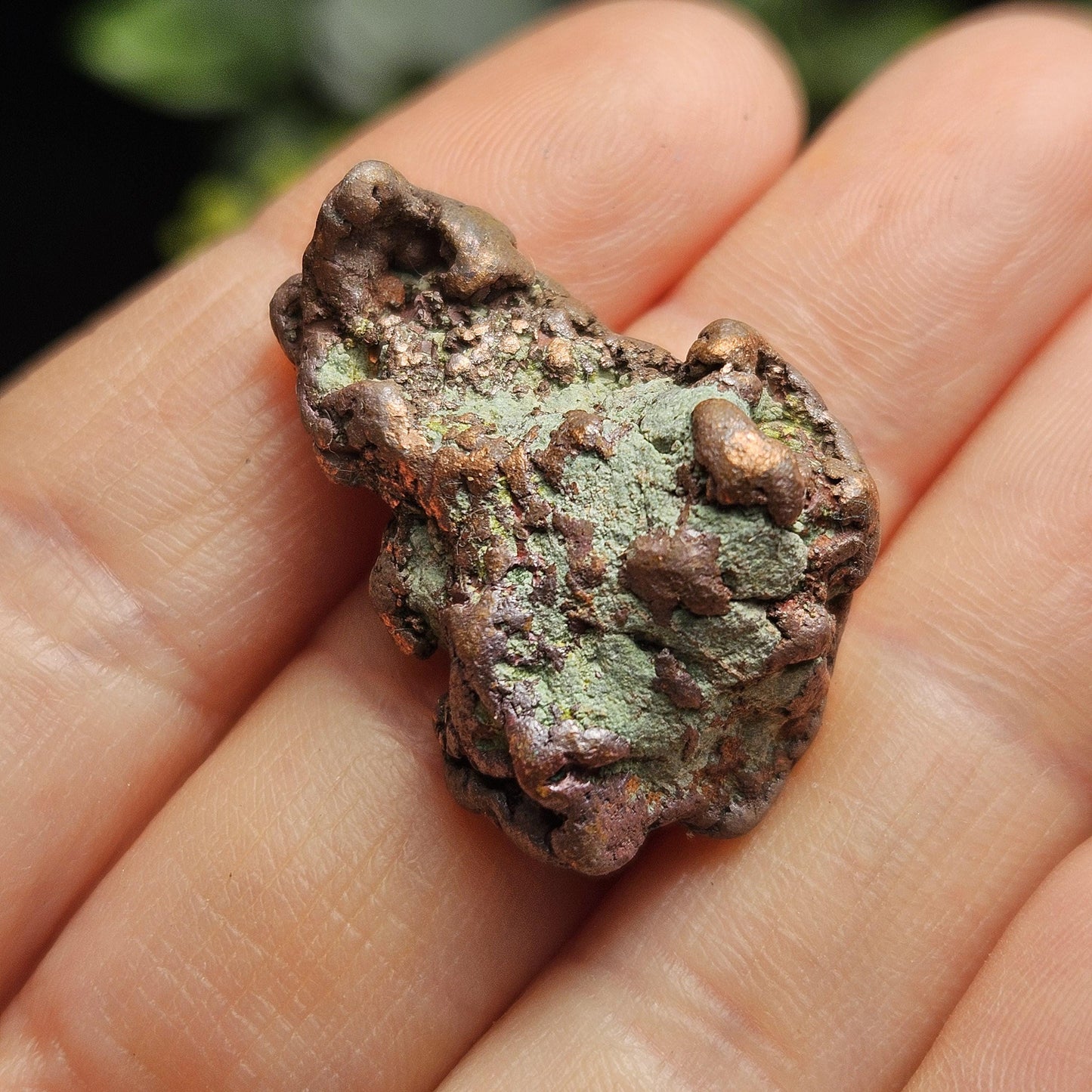 Native Copper Nugget from Michigan, Pure Natural Copper Specimen