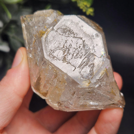 Skeletal Herkimer Diamond Quartz 213g, Etched Herkimer Crystal from New York