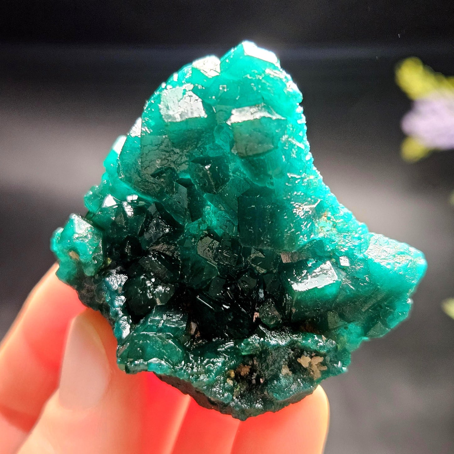 Dioptase Specimen from Congo 42.39g