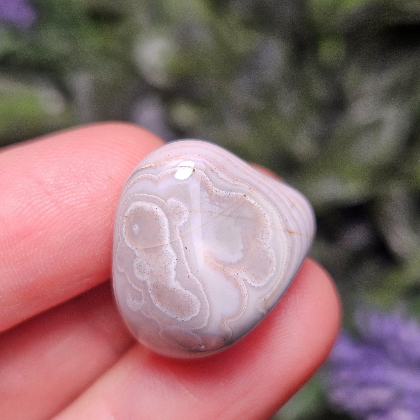 Botswana Agate Crystal, Pink & Grey Chalcedony ~ Choose Your Size