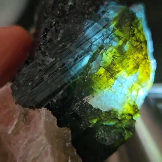 Blue Tourmaline Crystal 62.77g