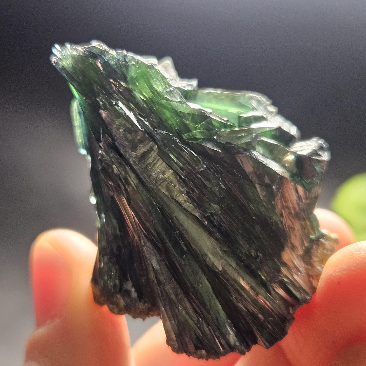 Vivianite Crystal Cluster 42.65g, Vivianite Specimen, Raw Blue