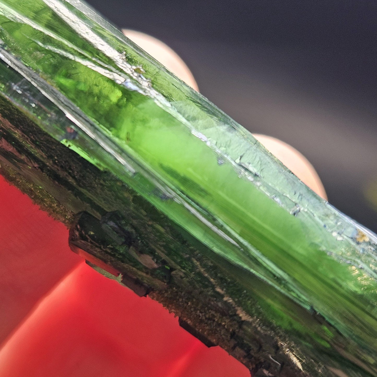 AAA Vivianite Crystal Specimen 14.89g, Terminated Vivianite Crystal, Raw Blue