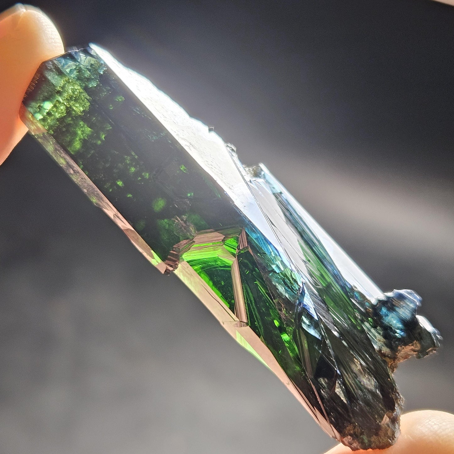 Vivianite Crystal Specimen 19.11g, Terminated Vivianite Crystal, Raw Blue