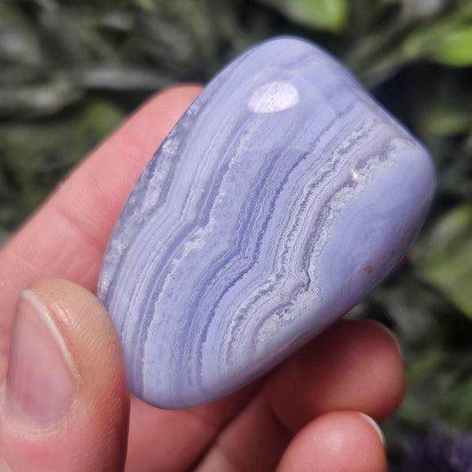Blue Lace Agate from Namibia (1.25"