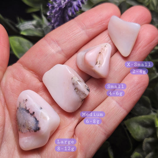Pink Opal Crystal from Peru (2