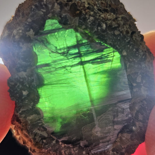 Vivianite Crystal Cluster 18.89g, Vivianite Specimen, Raw Blue
