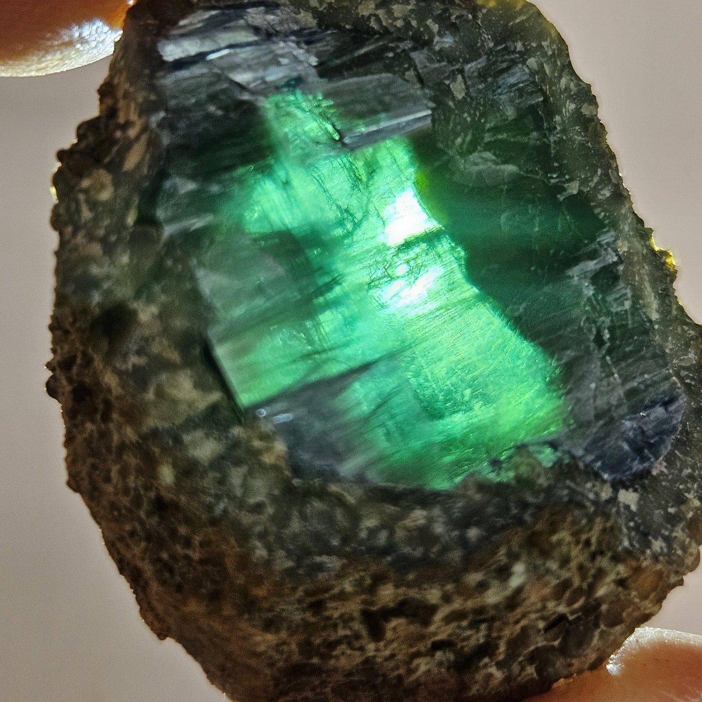 Vivianite Crystal Cluster 18.89g, Vivianite Specimen, Raw Blue