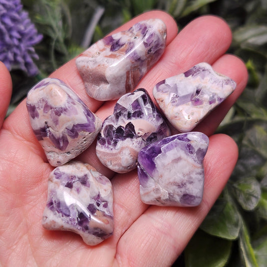 Pink Amethyst Chevron Crystal from Brazil