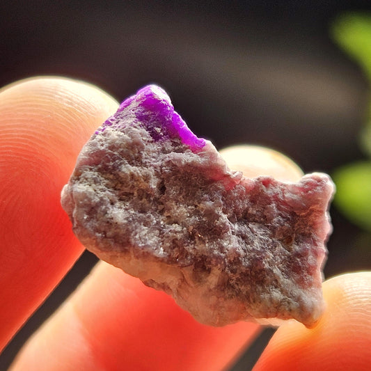 Gel Sugilite Crystal 4.87g, Raw South African Sugilite Stone Specimen