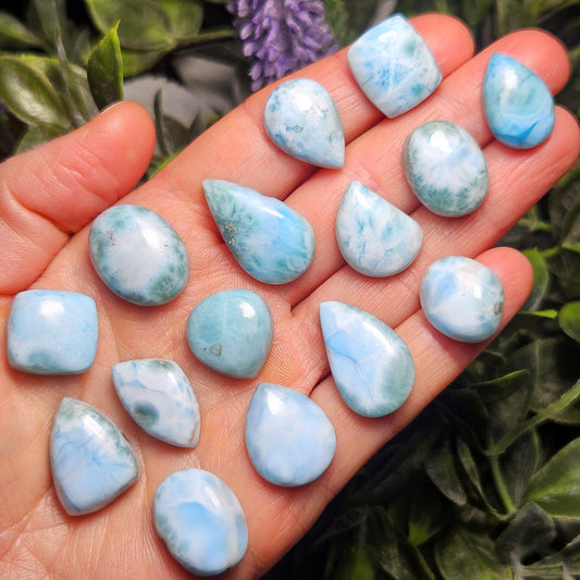 Blue Larimar Crystal Specimens, Choose Your Size