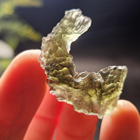 Moldavite Specimen 4.18g, Authentic Moldavite Crystal