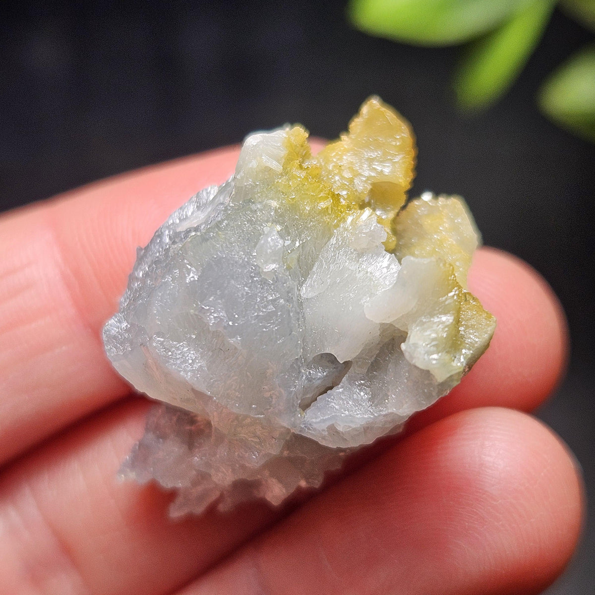 Zincite Crystal Specimen 23.06g, UV Reactive Bicolored Zincite