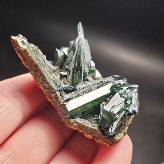 Vivianite Crystal Cluster 36.37g, Vivianite Specimen, Raw Blue