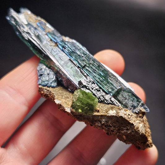 Vivianite Dragon Scale Crystal Specimen 49.40g