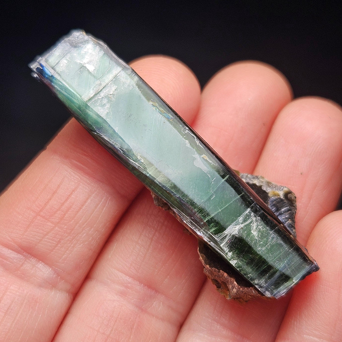 AAA Vivianite Crystal Specimen, Raw Blue