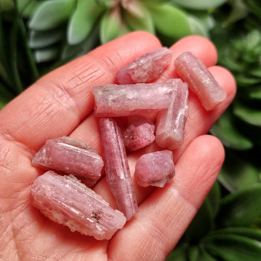 Raw Pink Tourmaline Crystal