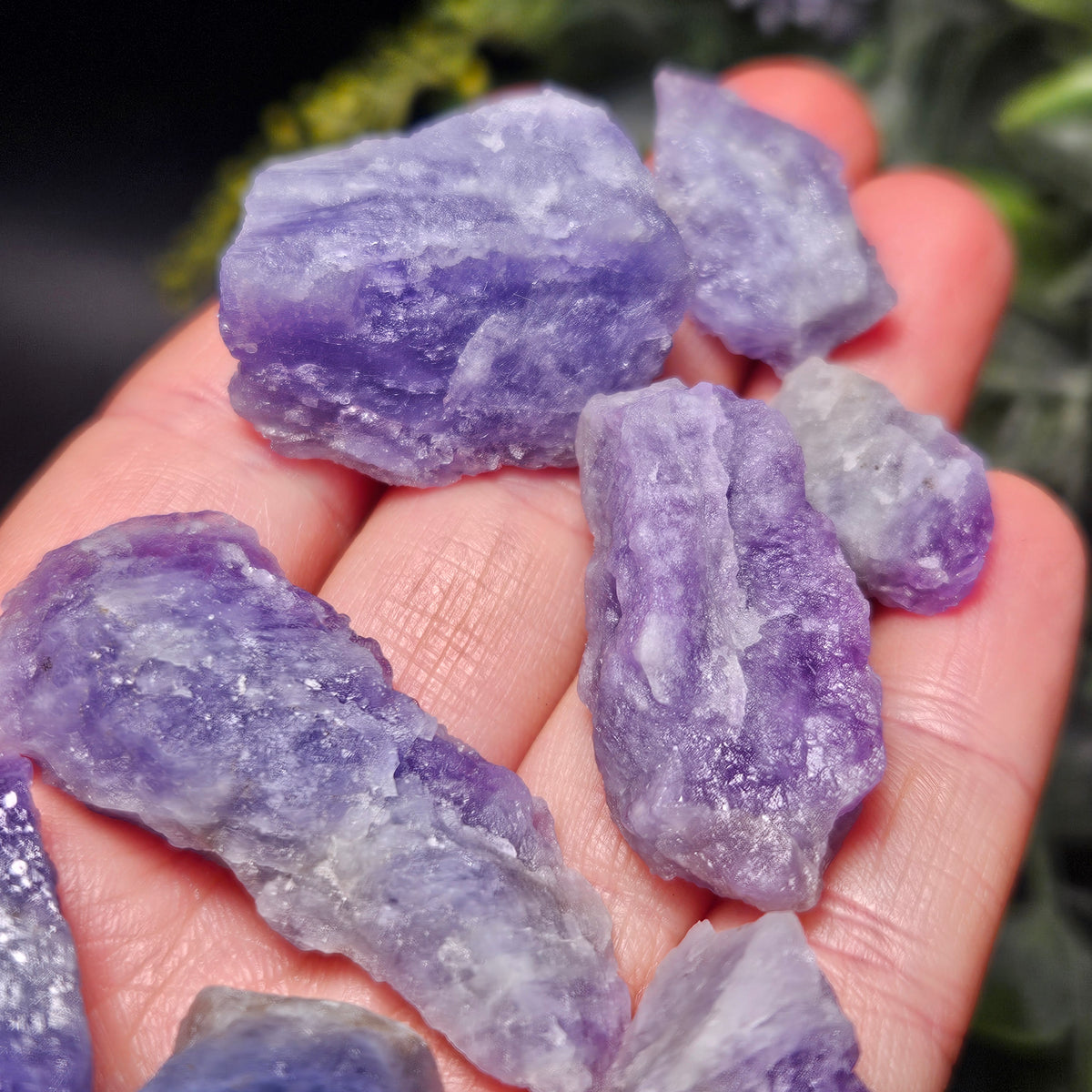 Ultraviolet Hackmanite Crystals, AA Grade