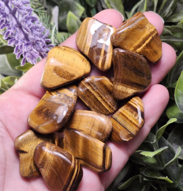Tigers Eye Tumbled Stone