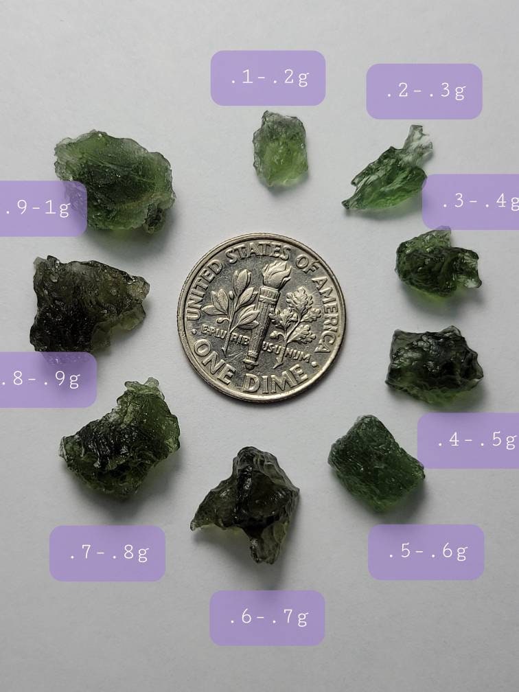 Genuine MOLDAVITE