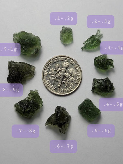 Genuine MOLDAVITE