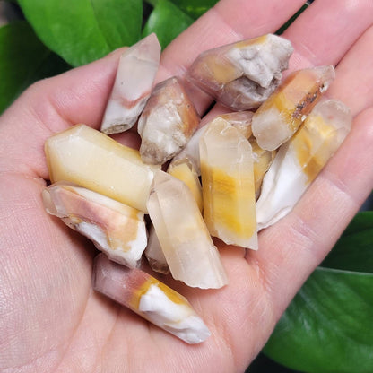 Angel Phantom Quartz, Raw Brazilian Amphibole Crystal Point, Choose Your Size