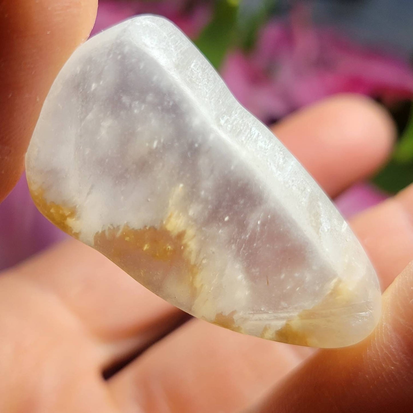 Ulexite TV Stone – Vision Crystal – Natural Ulexite from California – Optical Stone for Intuition – Third Eye Chakra – Raw Ulexite Slab