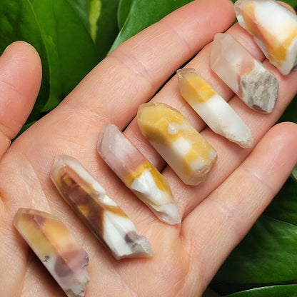 Angel Phantom Quartz, Raw Brazilian Amphibole Crystal Point, Choose Your Size