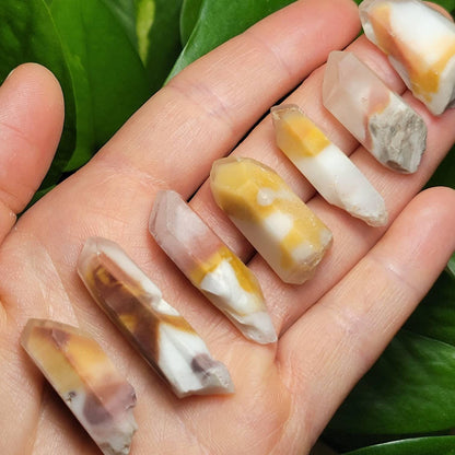 Amphibole Angel Phantom Quartz, Raw Brazilian Crystal Point, Amphibole Crystals