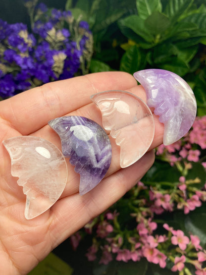 Crystal Crescent Moon