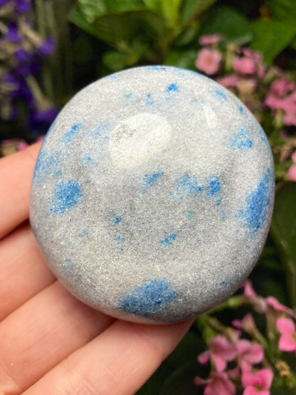 Blue Manganese in Quartz
