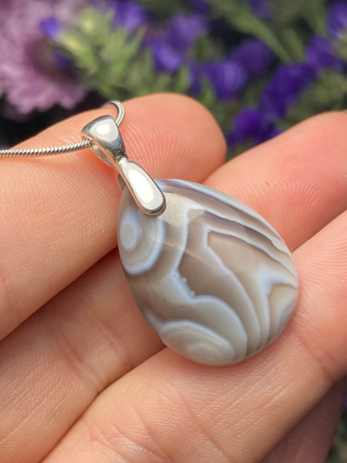 Botswana Agate Pendant