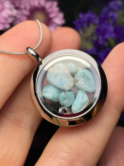Larimar Pendant