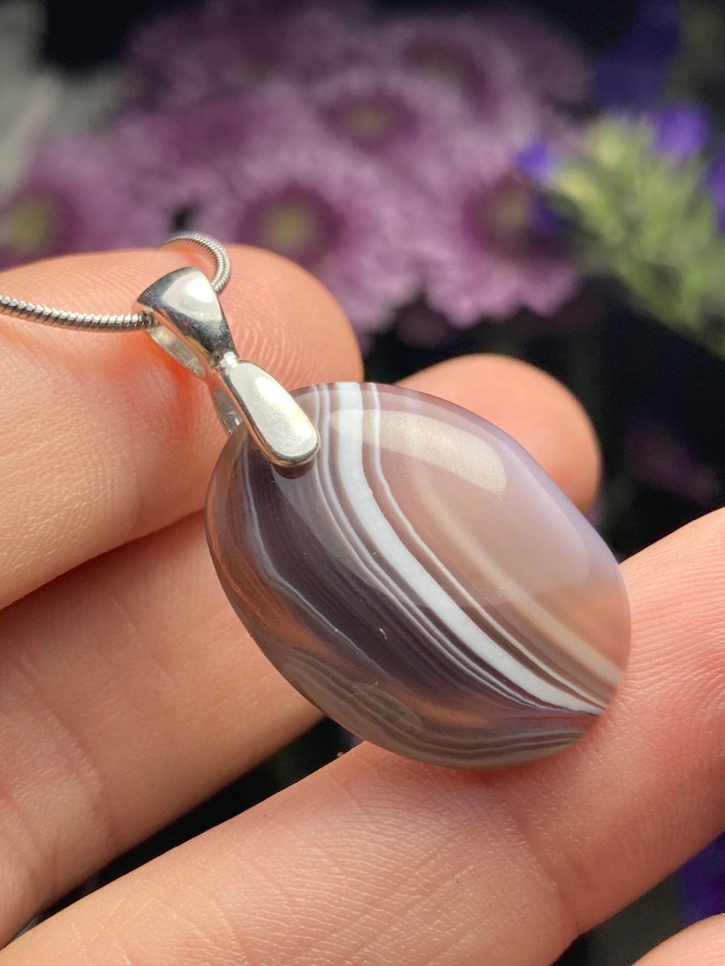 Botswana Agate Pendant