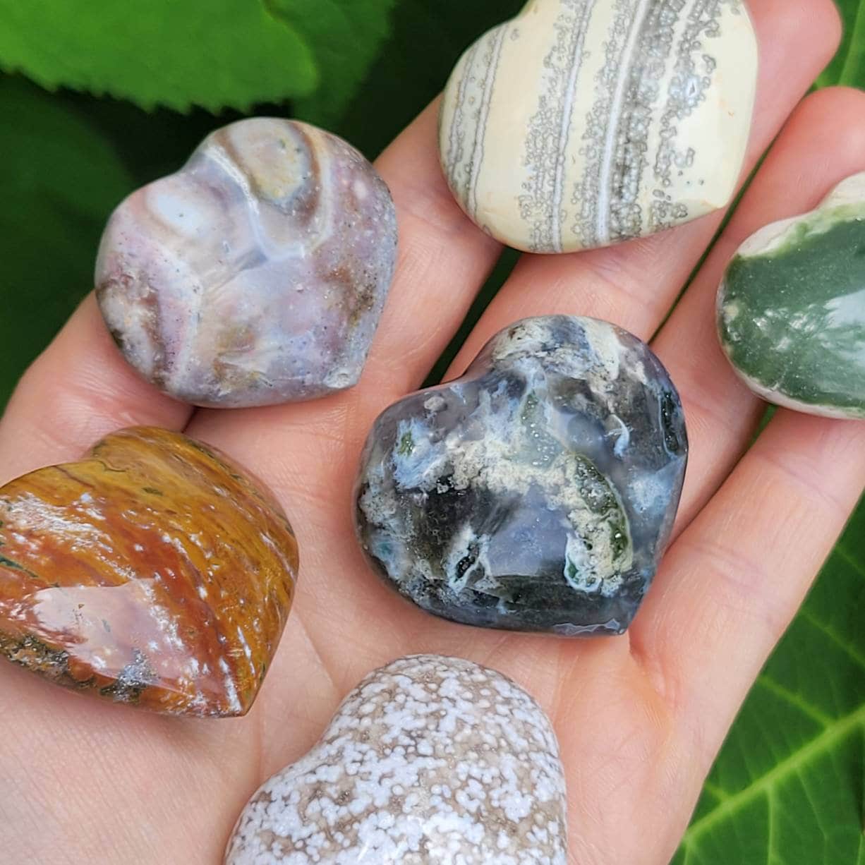 Ocean Jasper Heart