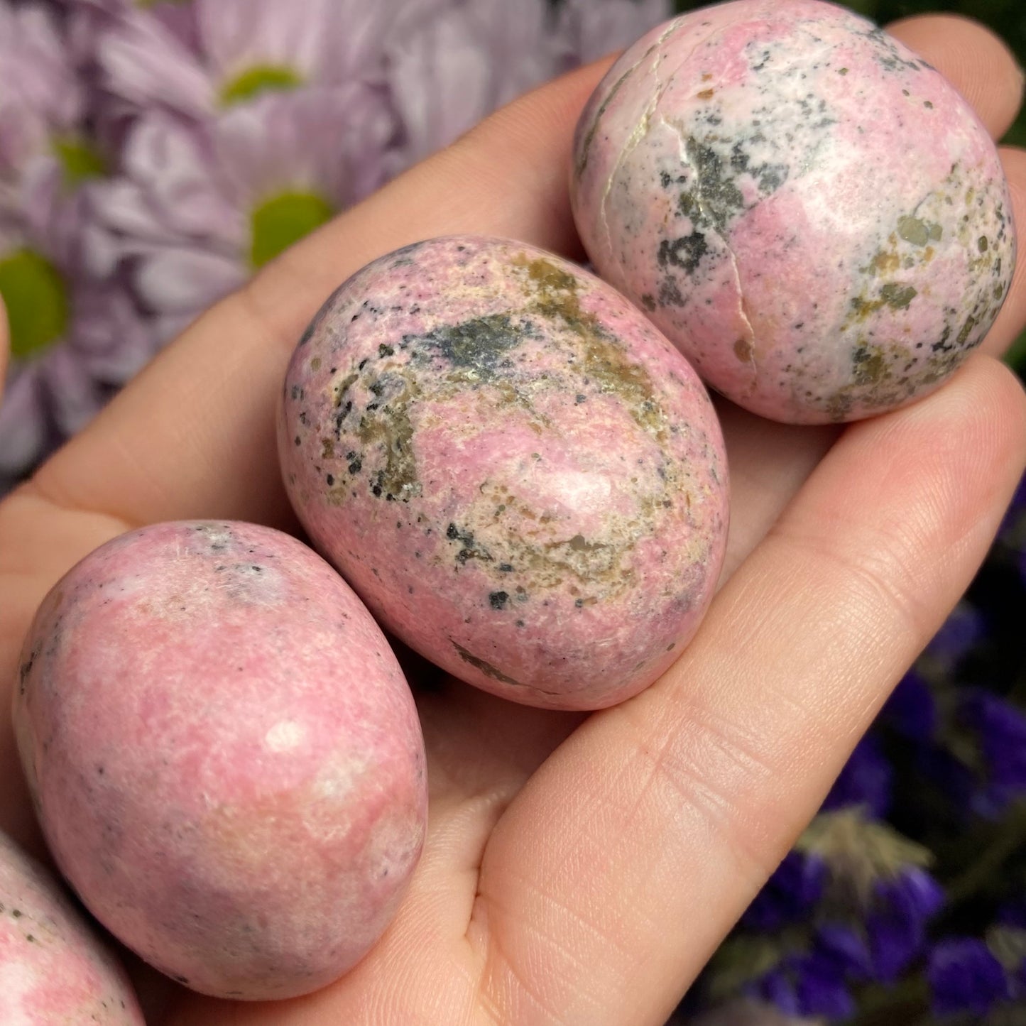 Peruvian Rhodonite Polished Crystal (1