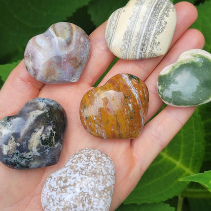 Ocean Jasper Heart