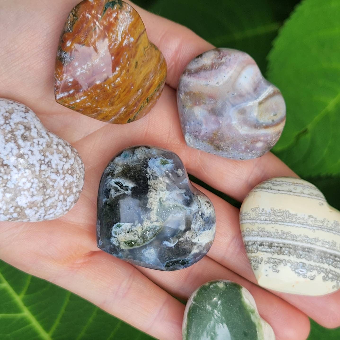 Ocean Jasper Heart