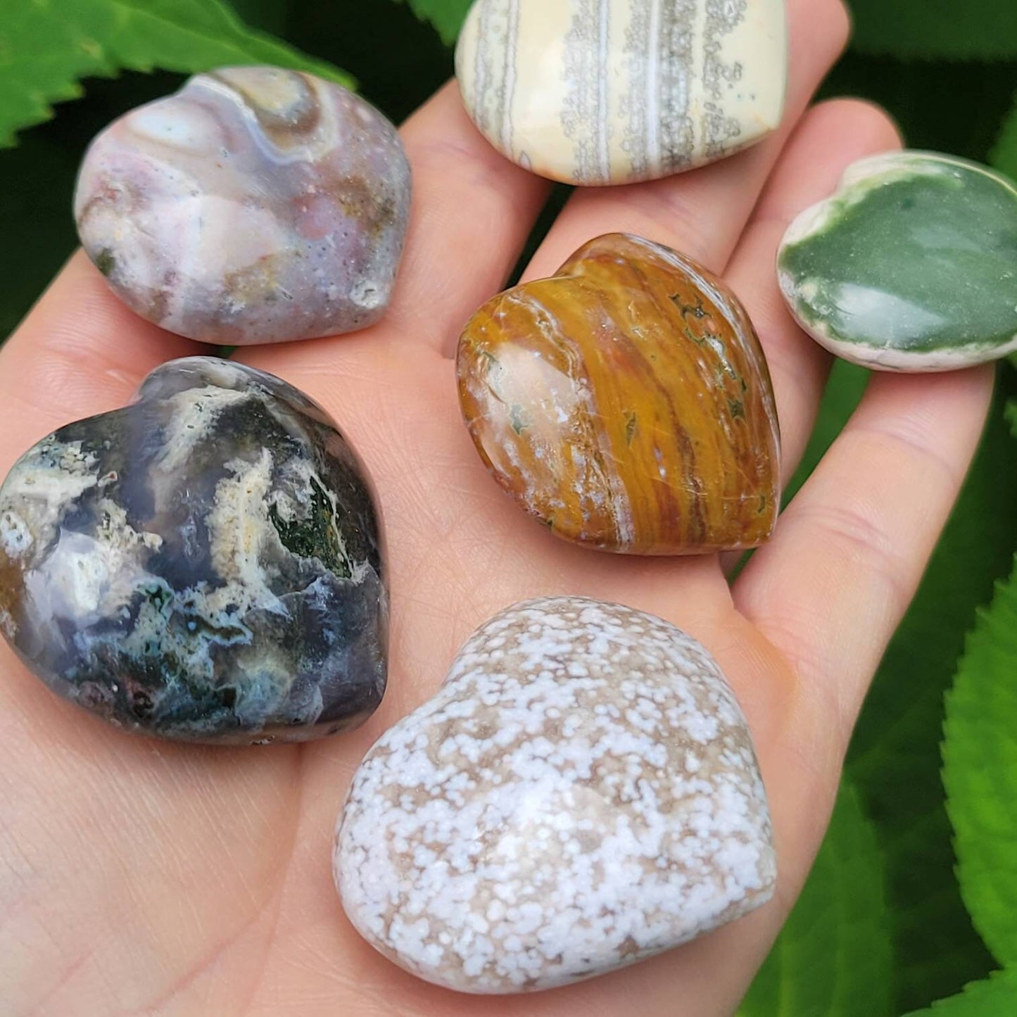 Ocean Jasper Heart