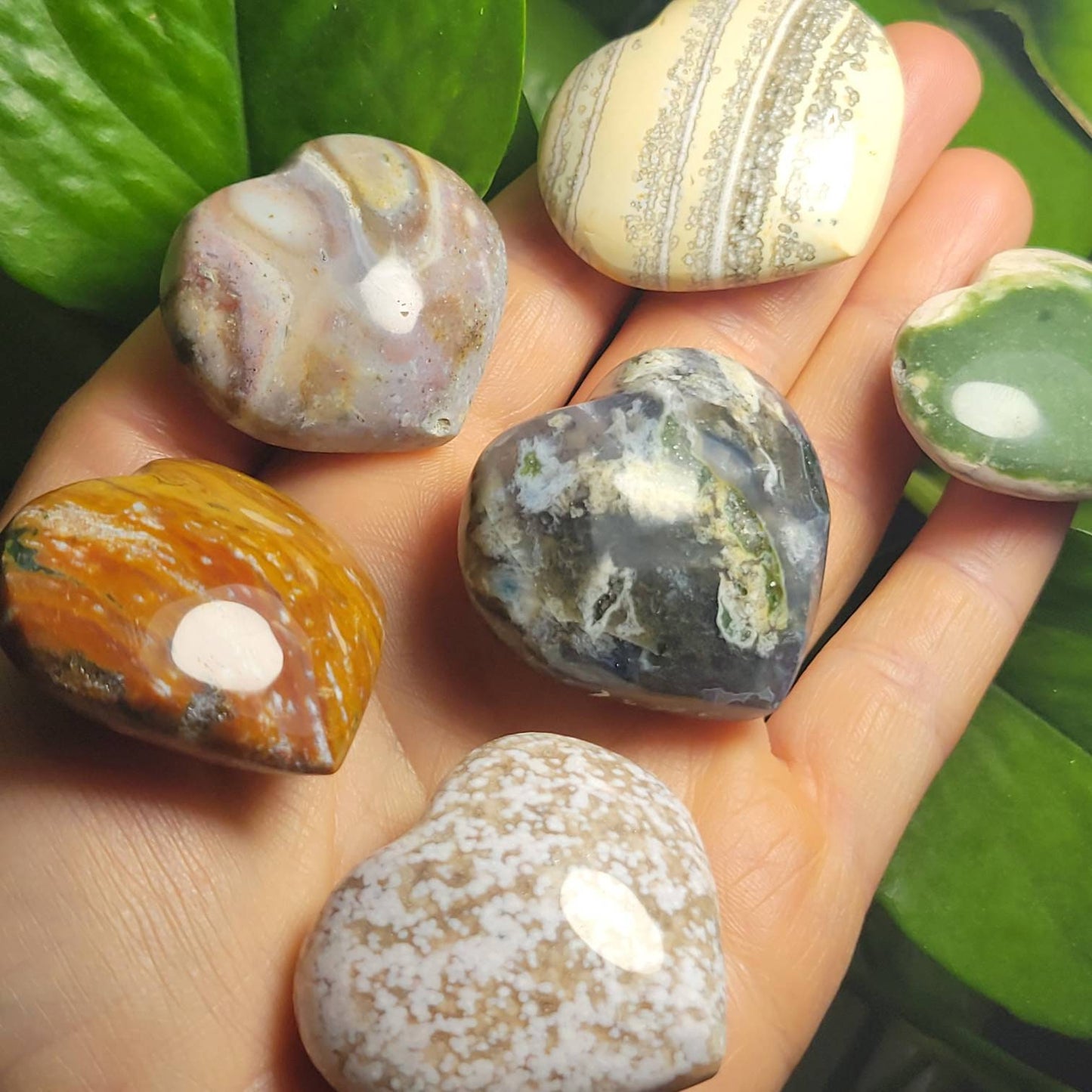 Ocean Jasper Heart