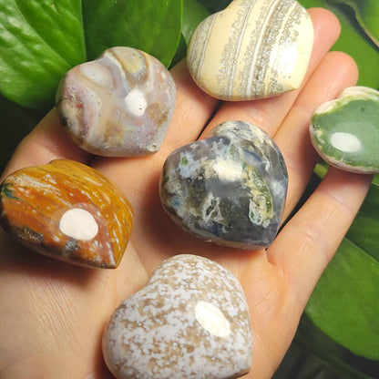 Ocean Jasper Heart