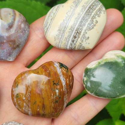Ocean Jasper Heart