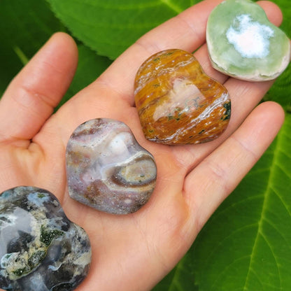 Ocean Jasper Heart