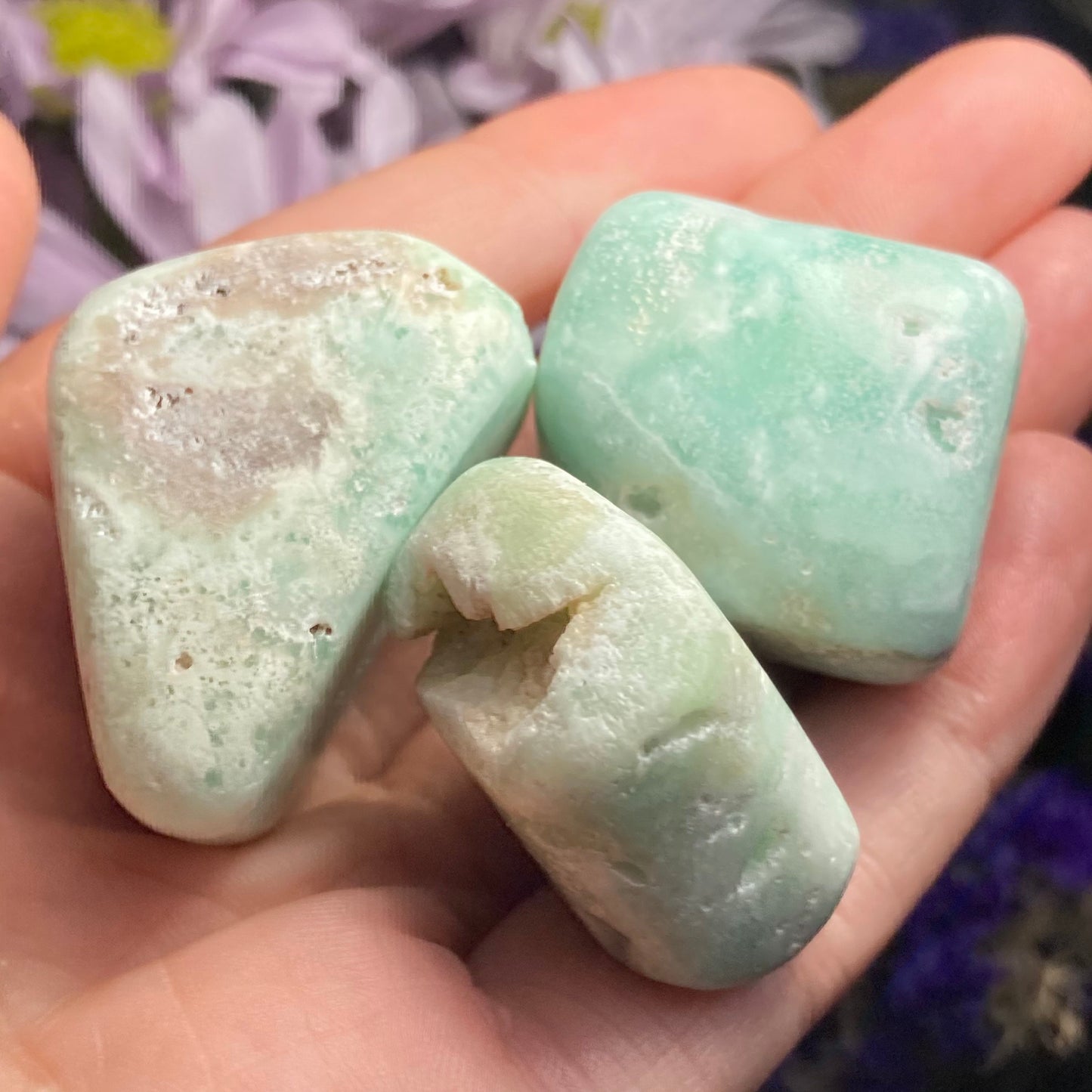 Blue Aragonite Crystal