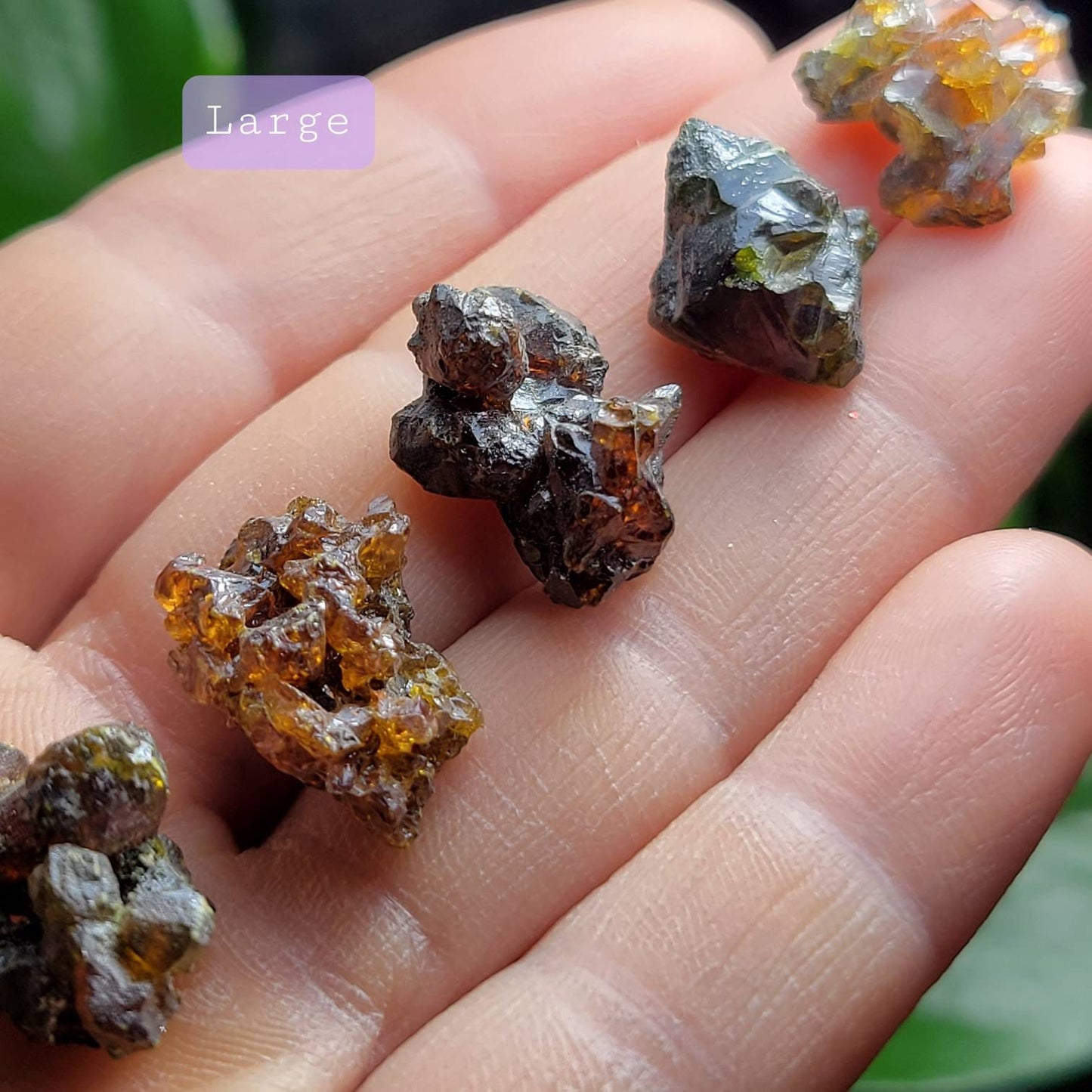 Zincite Crystal Specimen, Polish Zincite